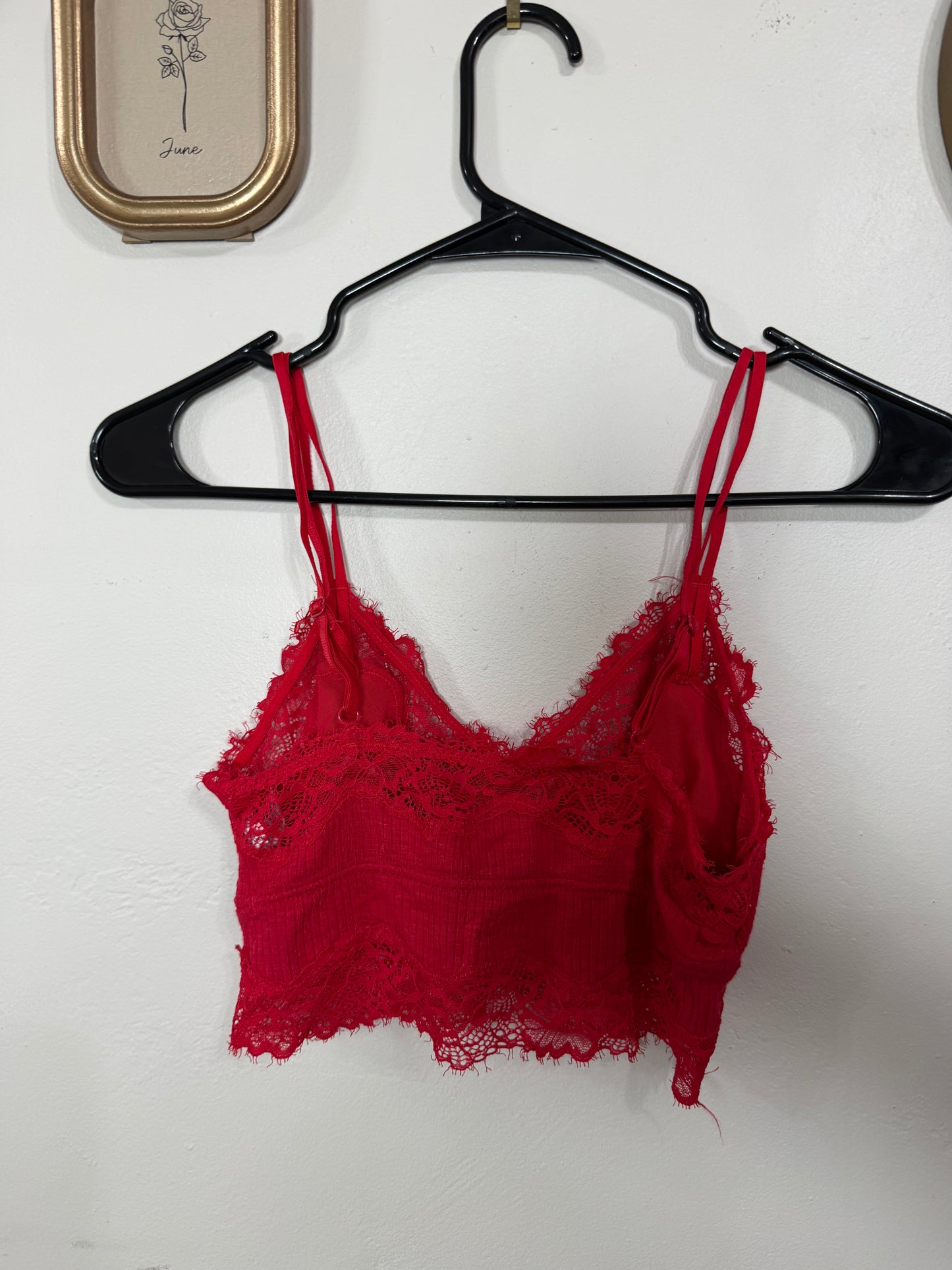 Small Red Bralette