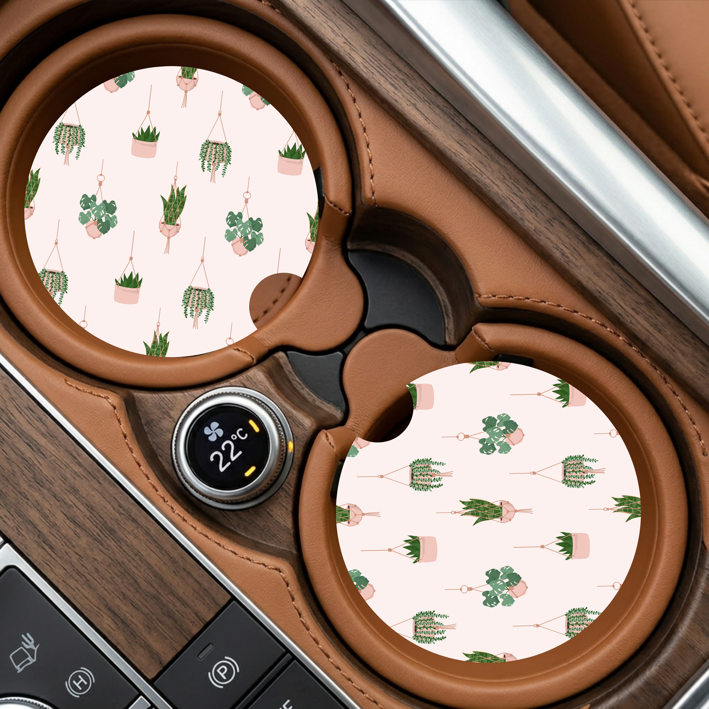 Hanging Plants Car Coaster