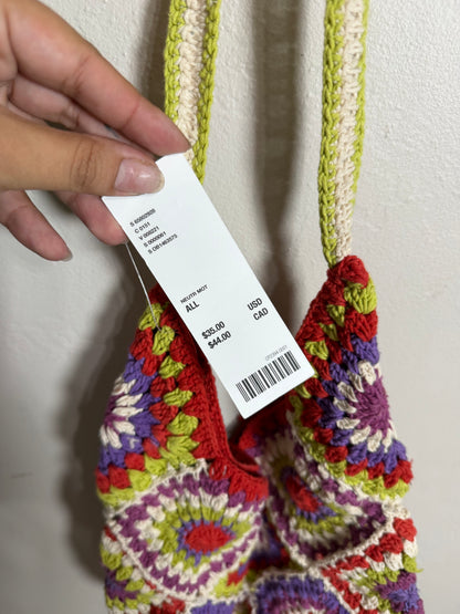 Colorful NWT Crochet Bag