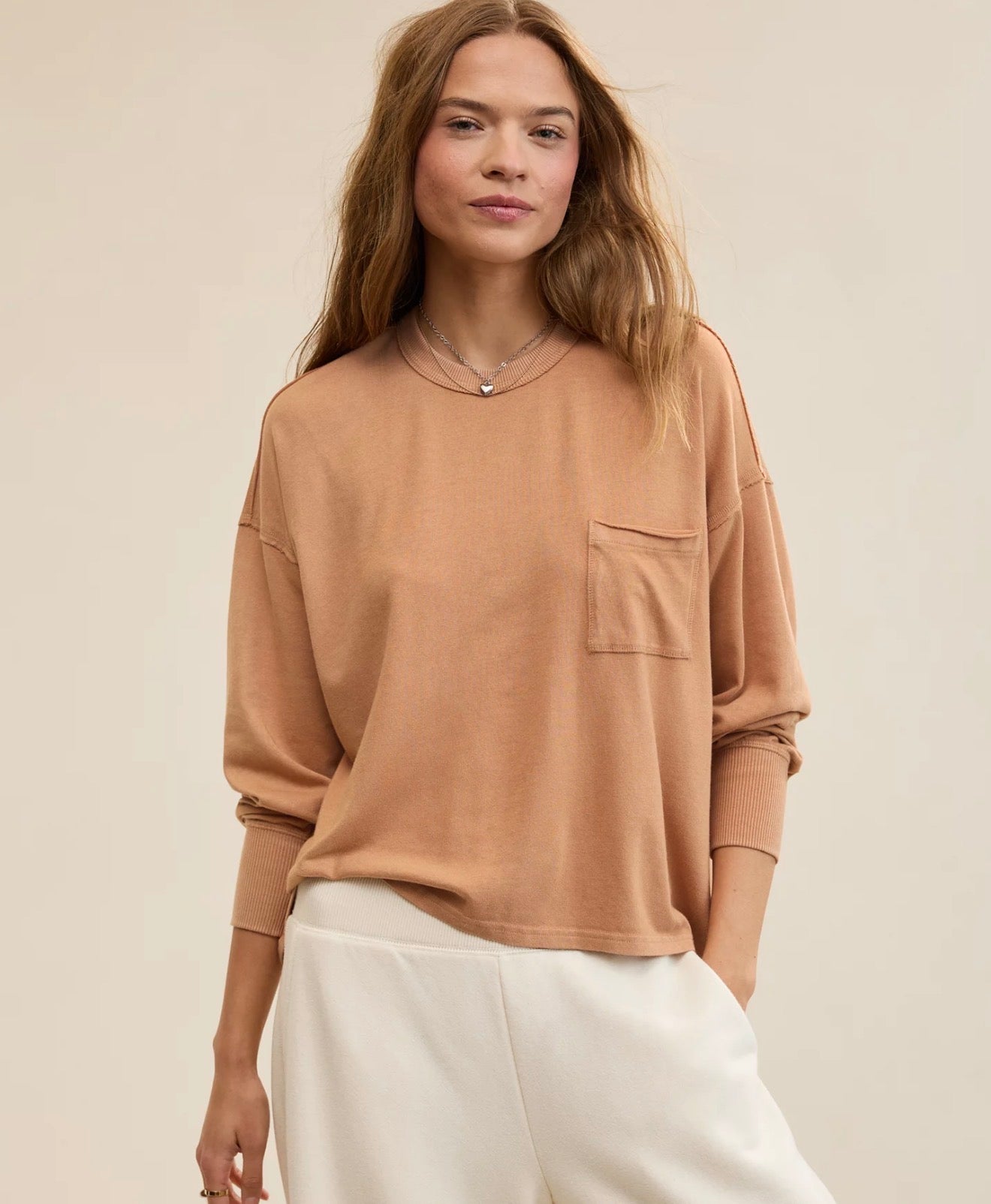 Small Happy Snit Pocket T Shirt