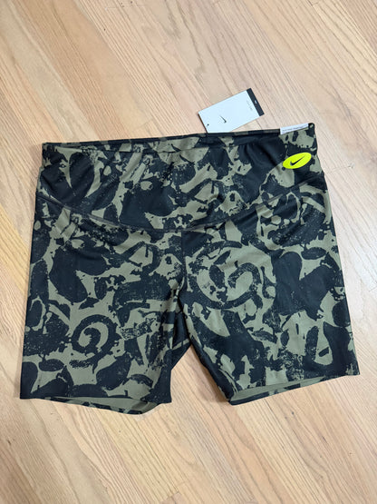 2x NWT Green Black Biker Shorts