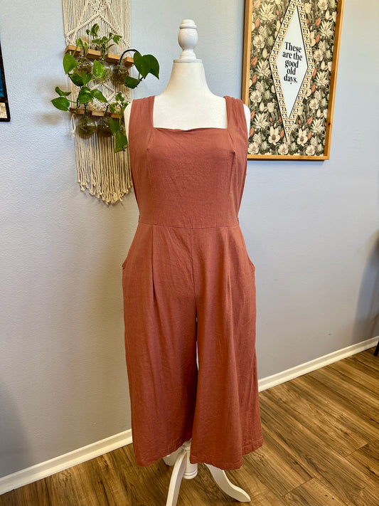 2X Mauve Jumpsuit