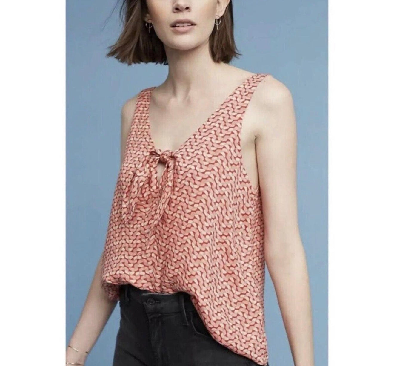 Small Verena Tie Front Blouse