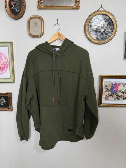 XS Oversized Green Hoodie