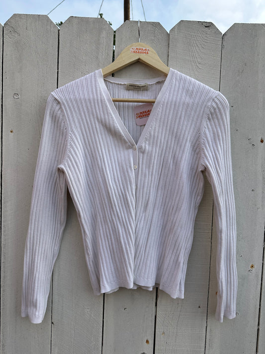 M/L Ribbed Cardi/Top