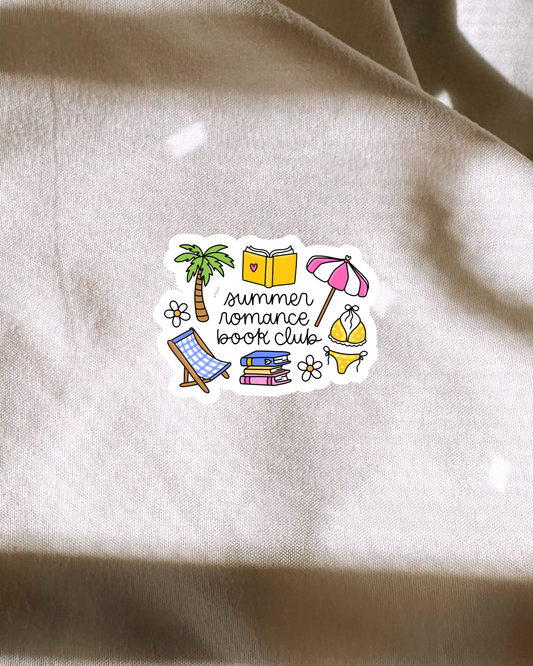 Summer Romance Book Club Sticker