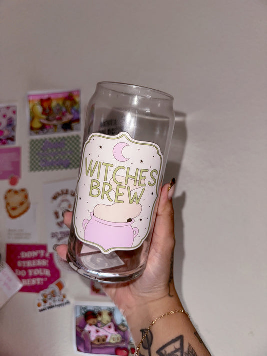 Witches Brew 20oz Glass Cup