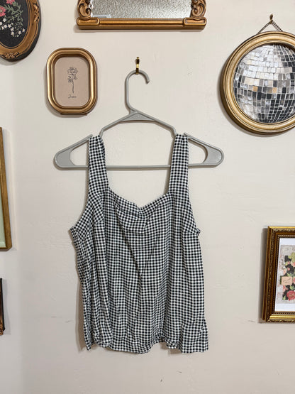 Small Gingham Tank Top