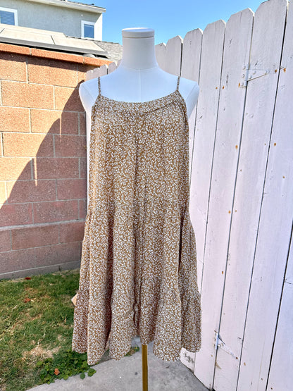 Small Neutral Floral Dress
