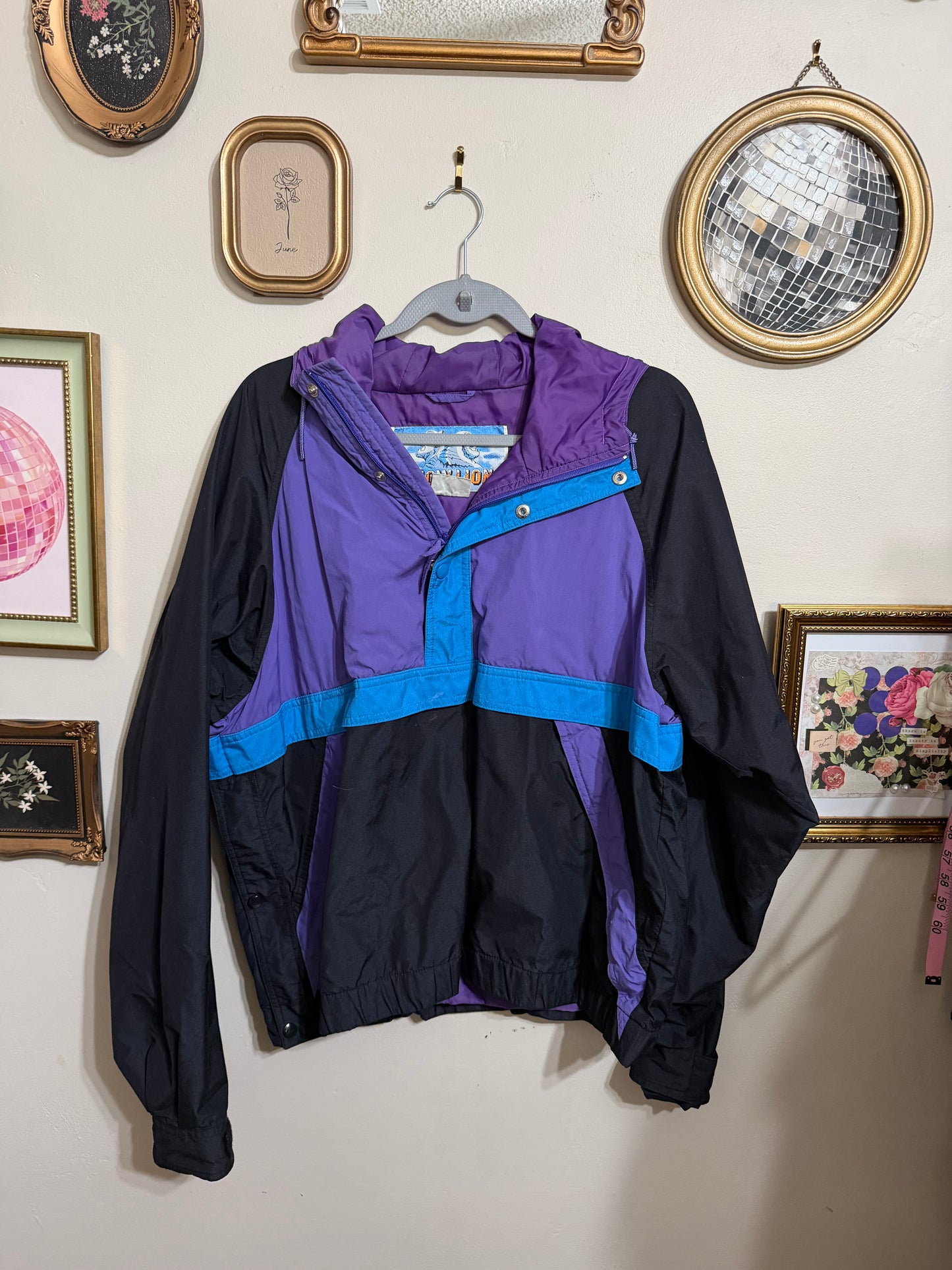 Large Purple/Black Snow Jacket