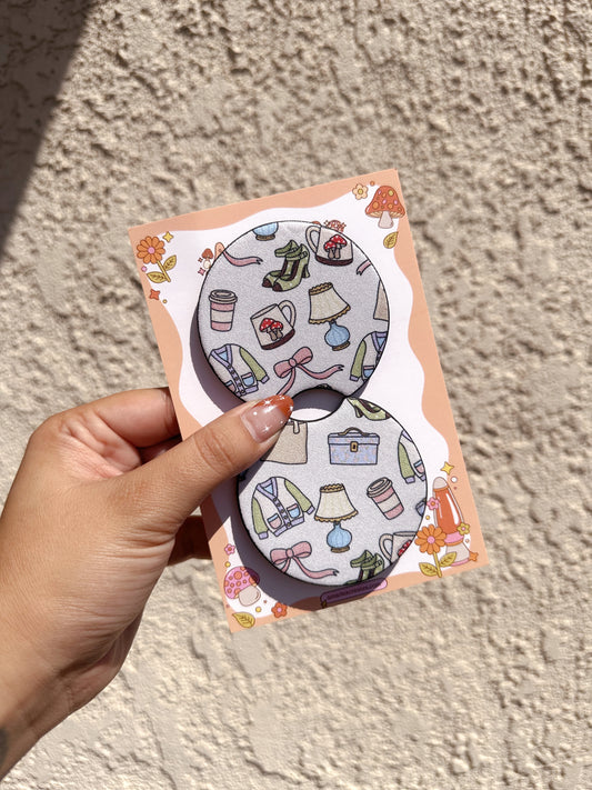 Thrifting Car Coaster