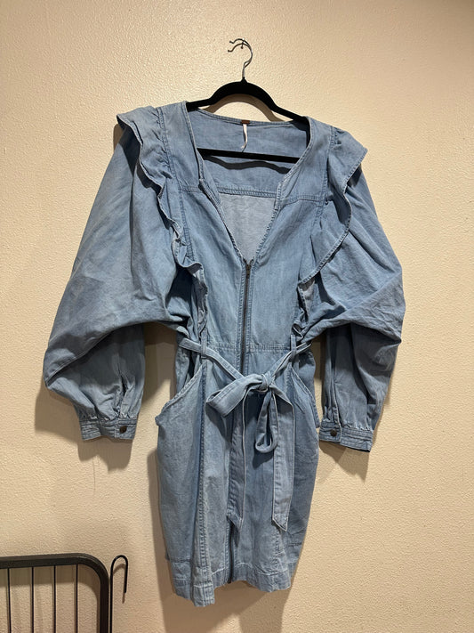 Large FP Imogene Denim Dress