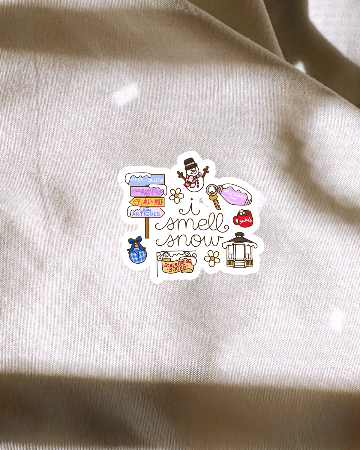 I Smell Snow Sticker