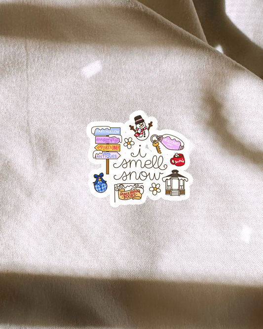 I Smell Snow Sticker