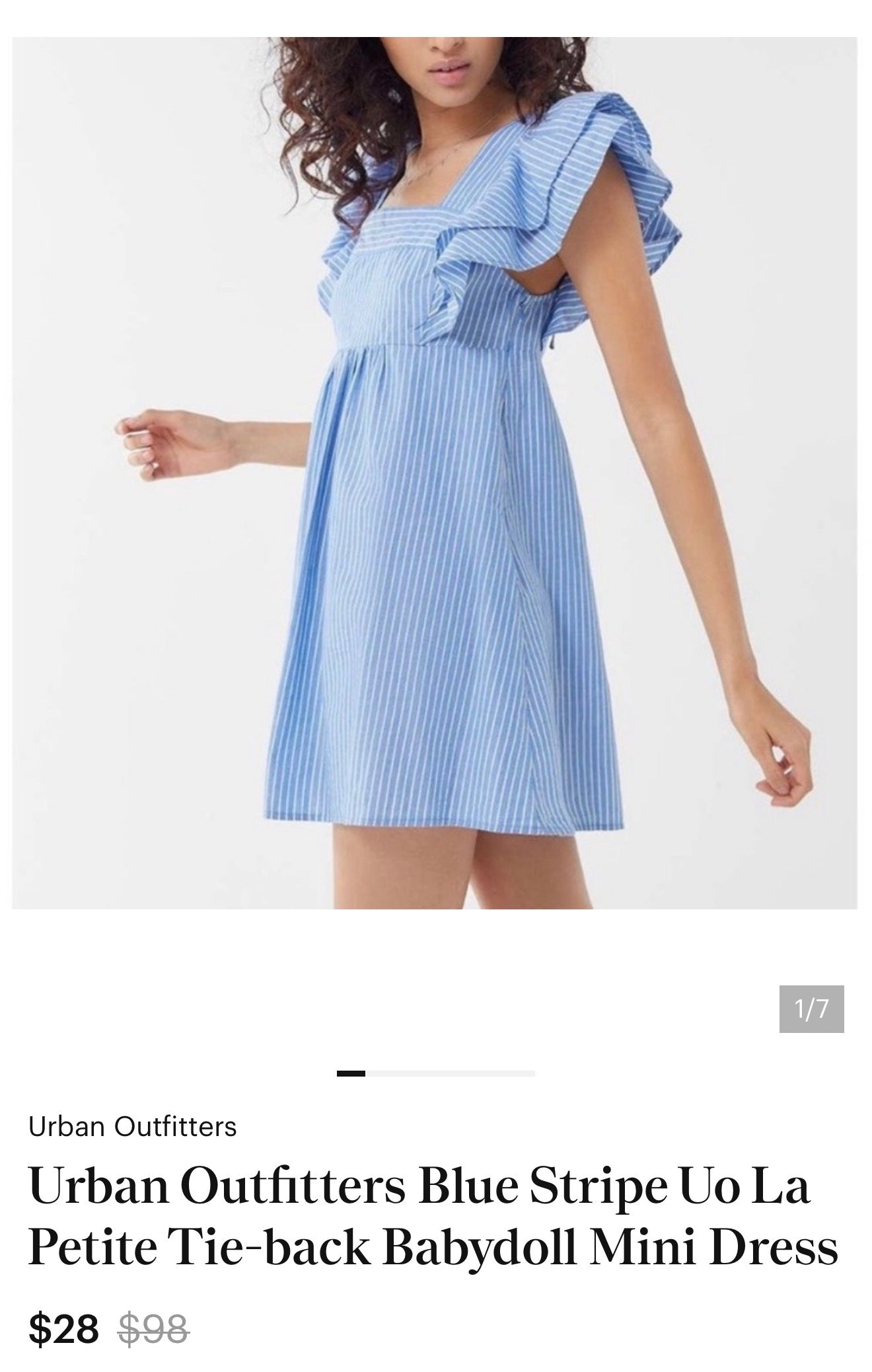 XS/S Babydoll Mini Dress
