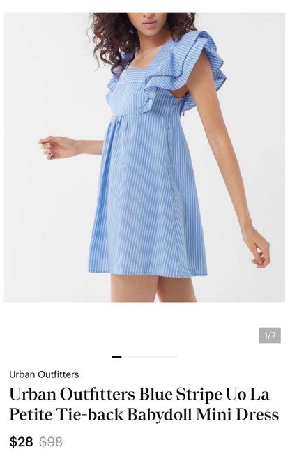 XS/S Babydoll Mini Dress