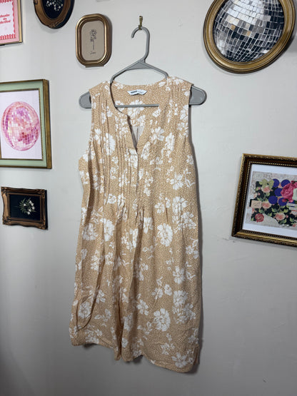 Large Tan Cream Neutral Dress