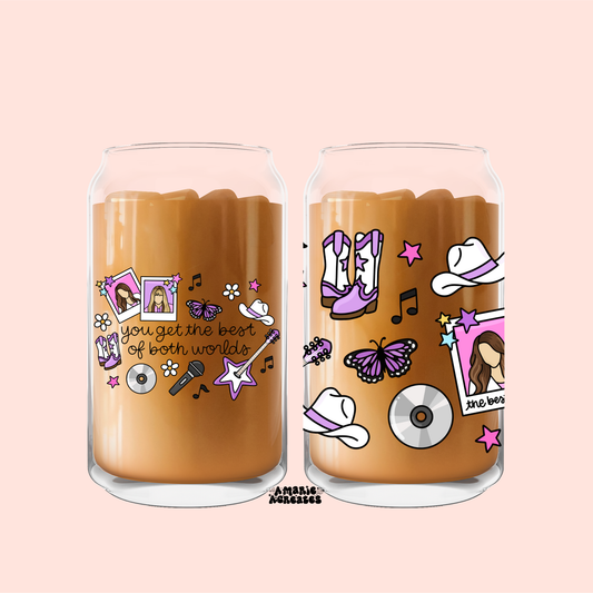 You Get The Best Of Both Worlds Glass Cup