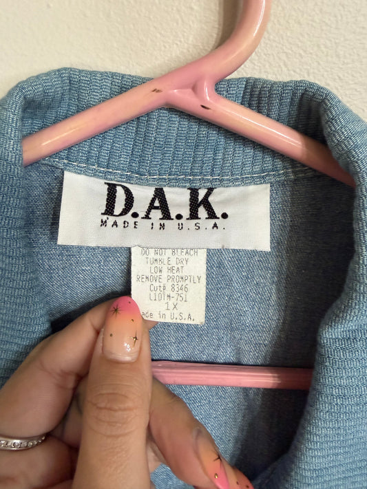 1x Denim Corduroy Vest