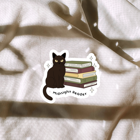 Midnight Reader Sticker