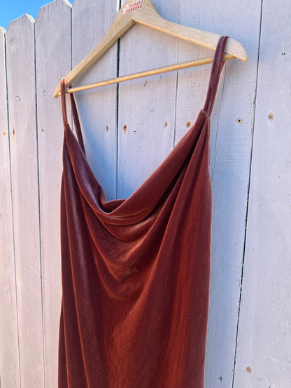 L/XL Mauve Velvet Dress
