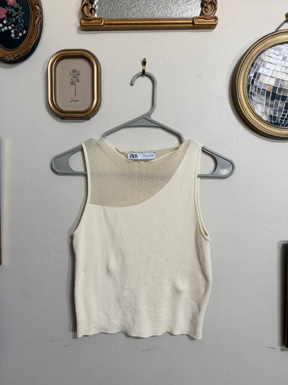 Small Cream Tank Top