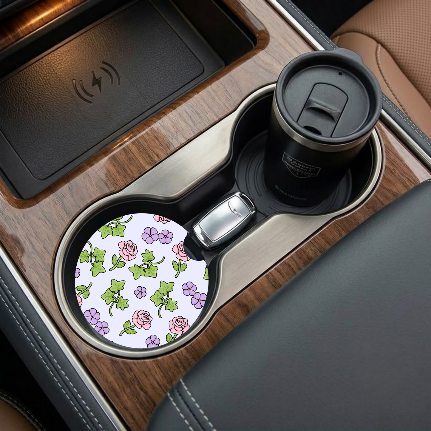 Rose Garden Car Coaster