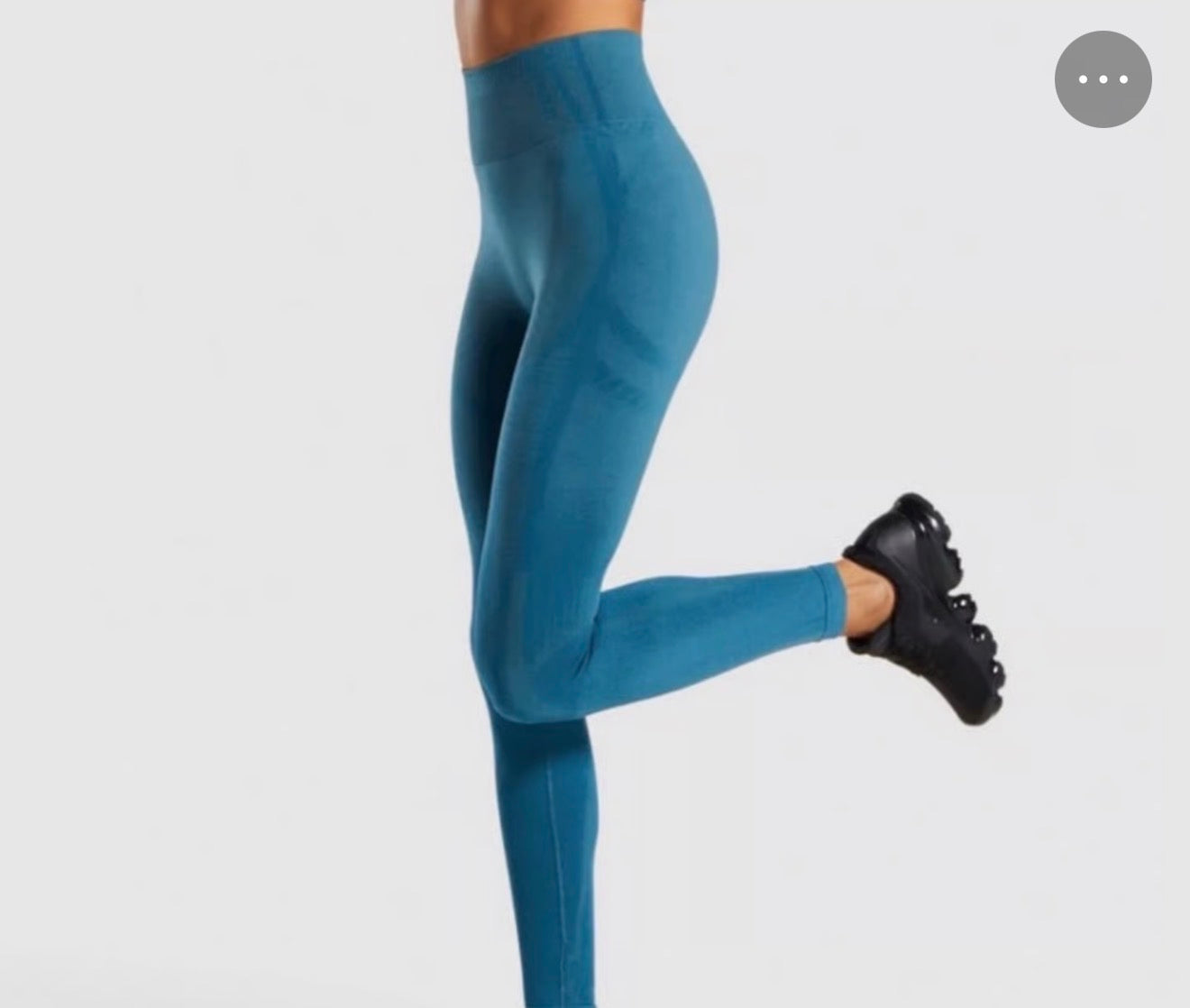 Waist: 11.5 Geo Seamless Blue Leggings