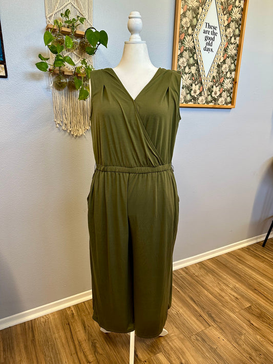 XL Green Jumpsuit