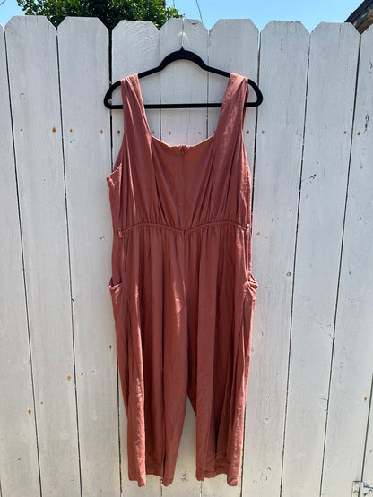 2X Mauve Jumpsuit