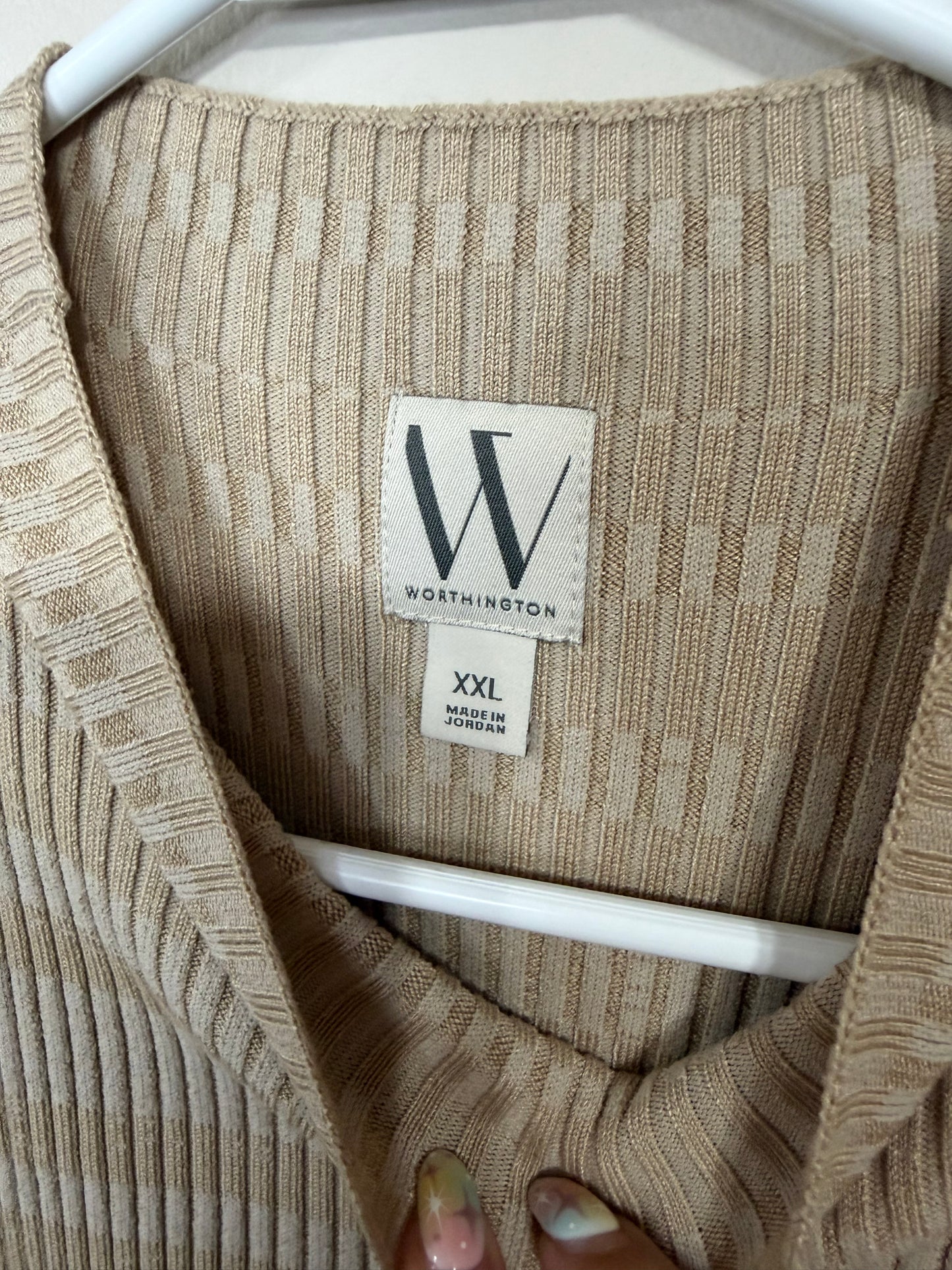 XXL NWT Mockneck Neutral Tank