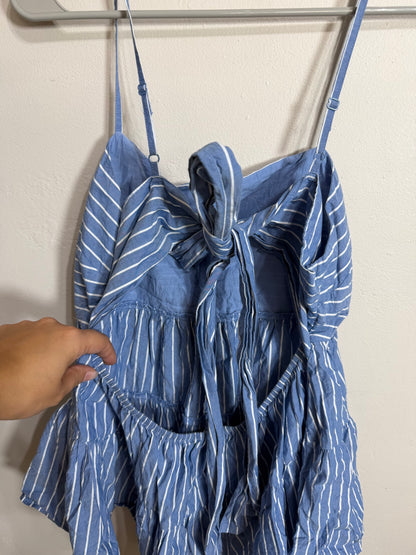 Large Babydoll Tie Back Tank Top