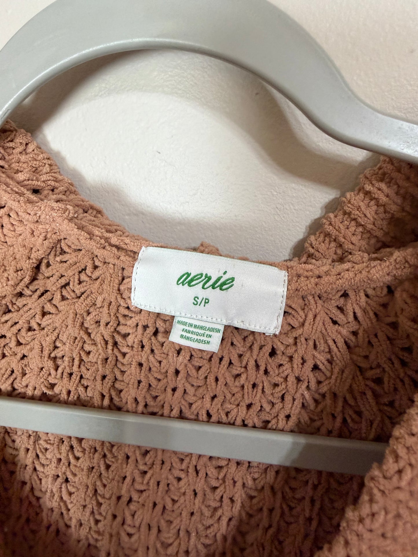 Small Chunky Knit Pullover Hoodie