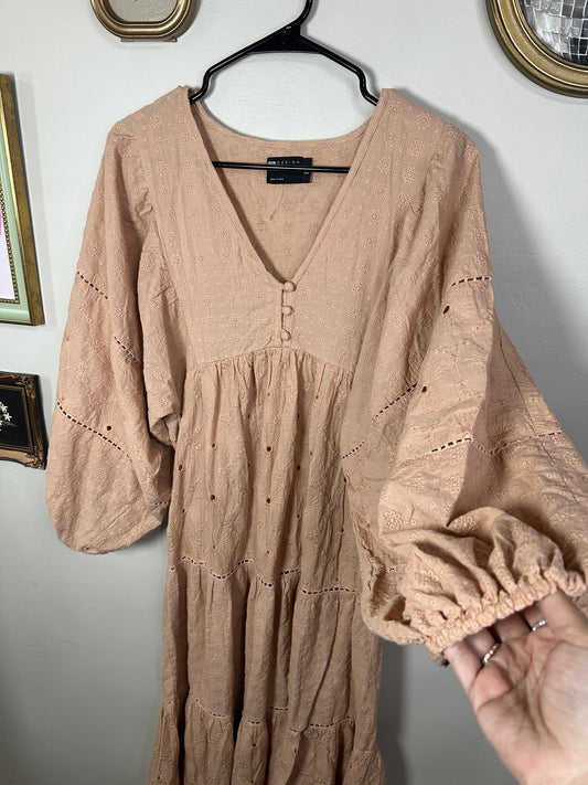 US2/ XS-S Dusty Pink Midi Dress