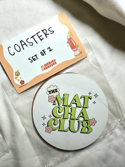 Matcha Club Coaster