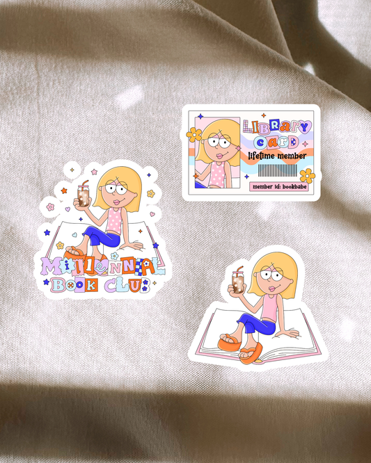 Lizzie Bookish Stickers