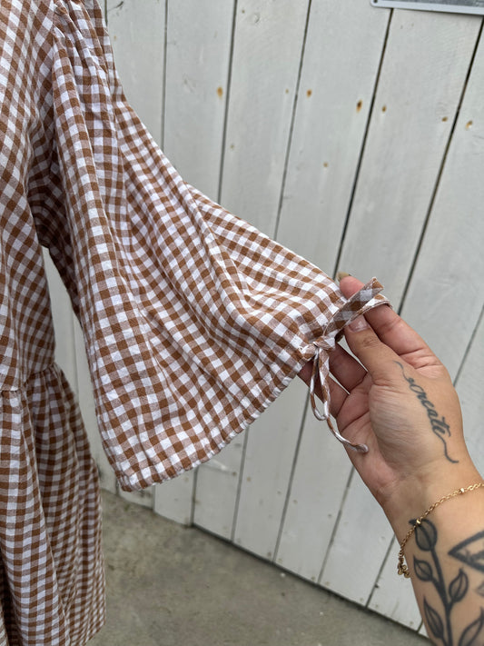 Large Plaid Fall Dress