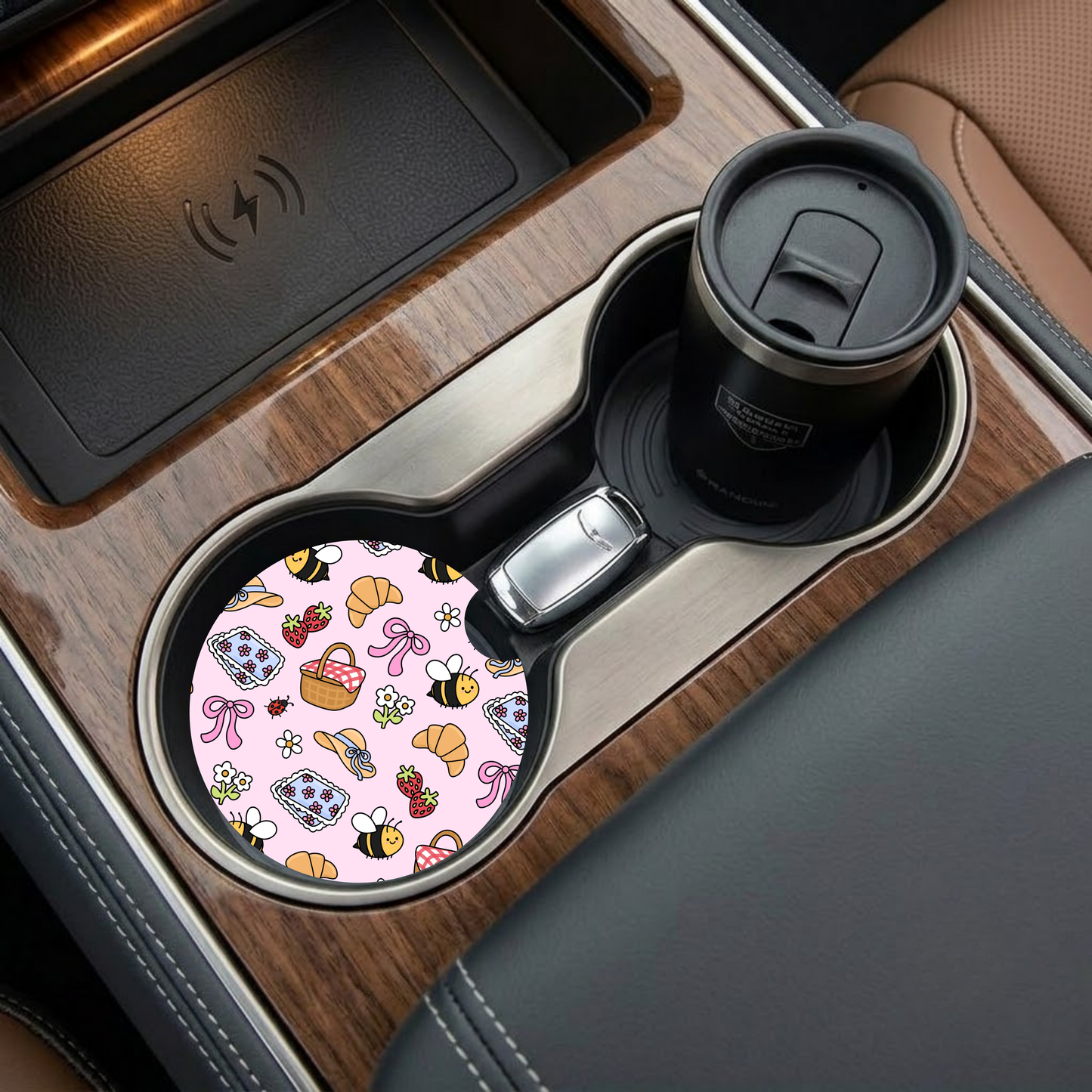 Summer Picnic Car Coaster