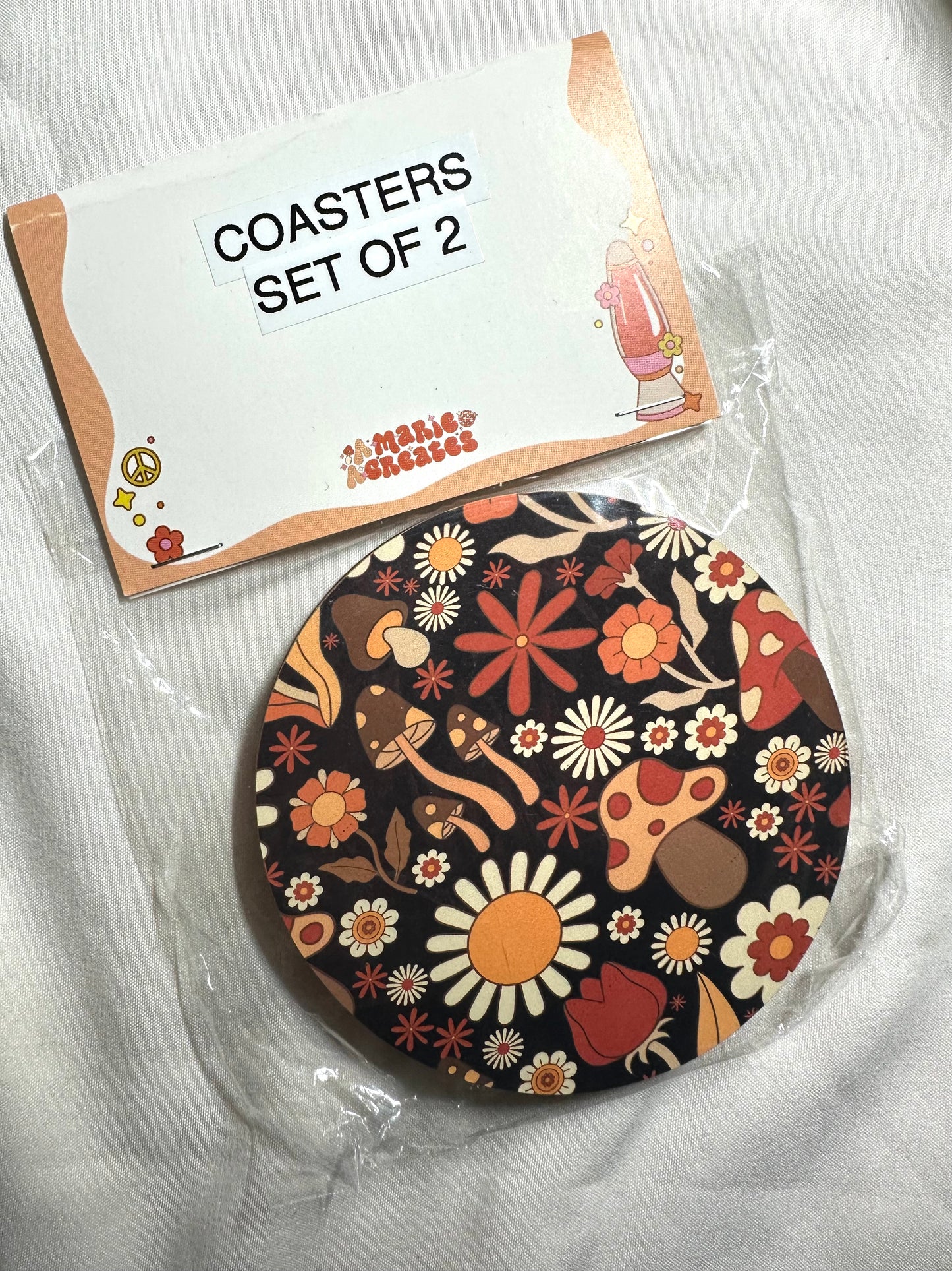 Autumn Mushie Coaster