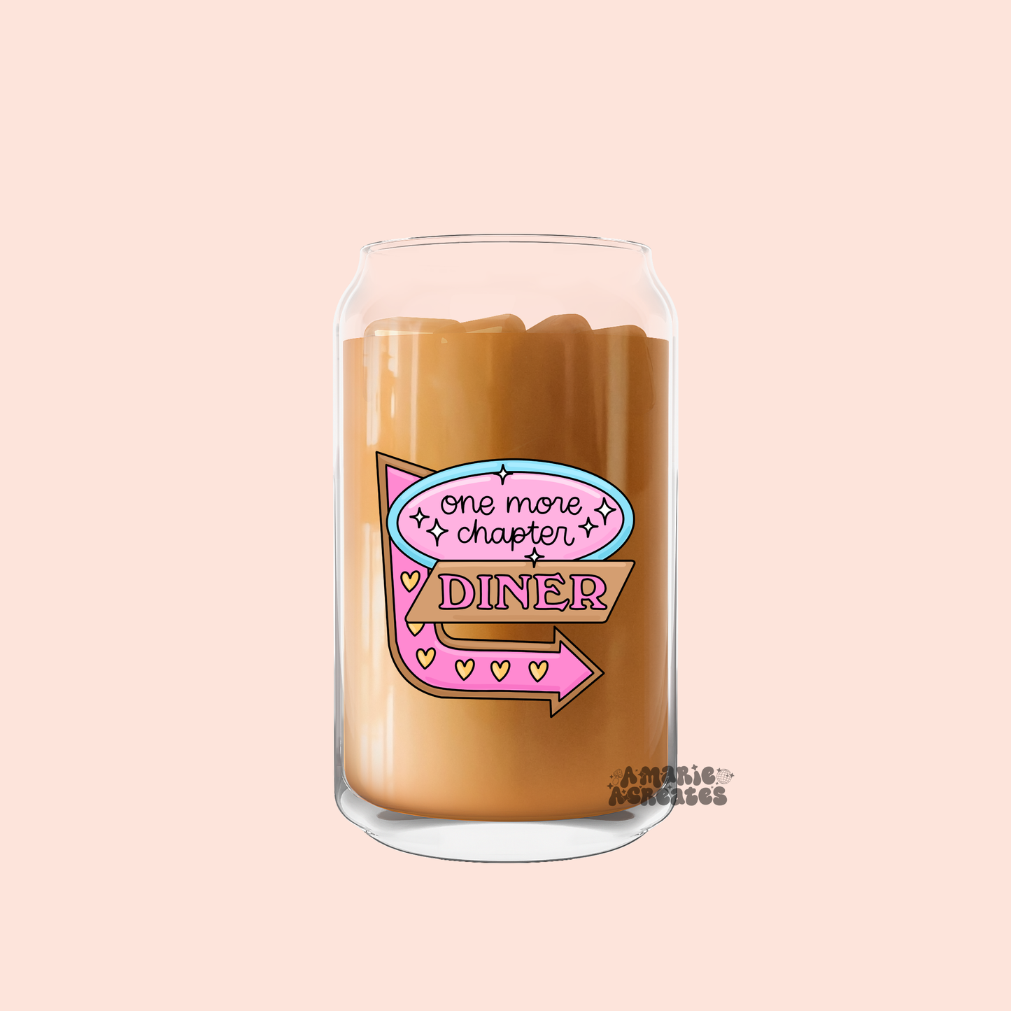 One More Chapter Diner Glass Cup