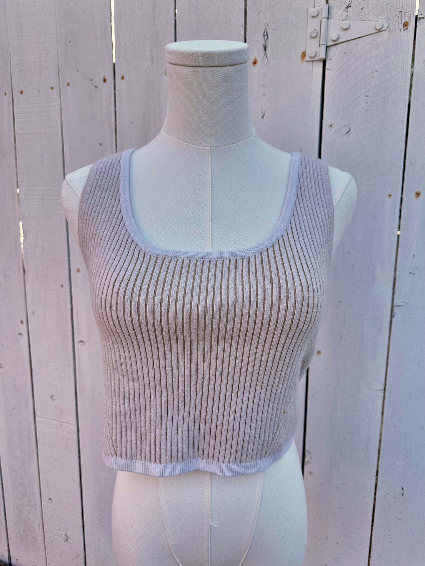 XXL Neutral Ribbed Tank