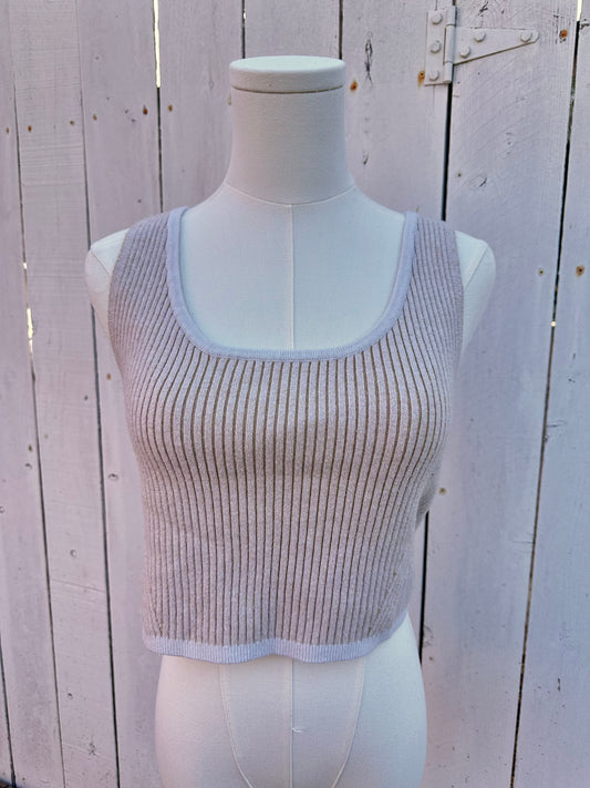 XXL Neutral Ribbed Tank