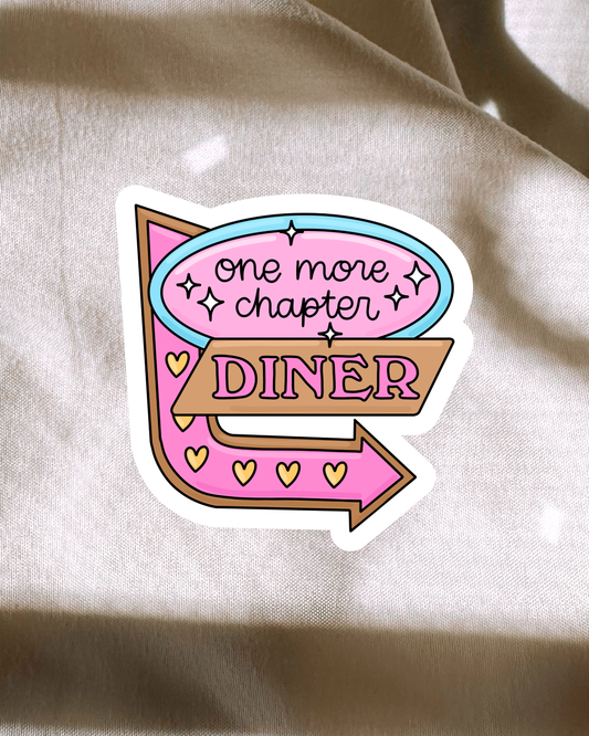 One More Chapter Diner Sticker