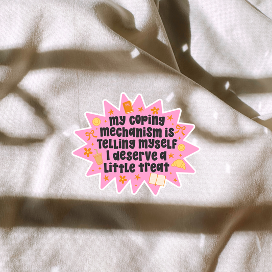 Coping Mechanism Little Treat Sticker