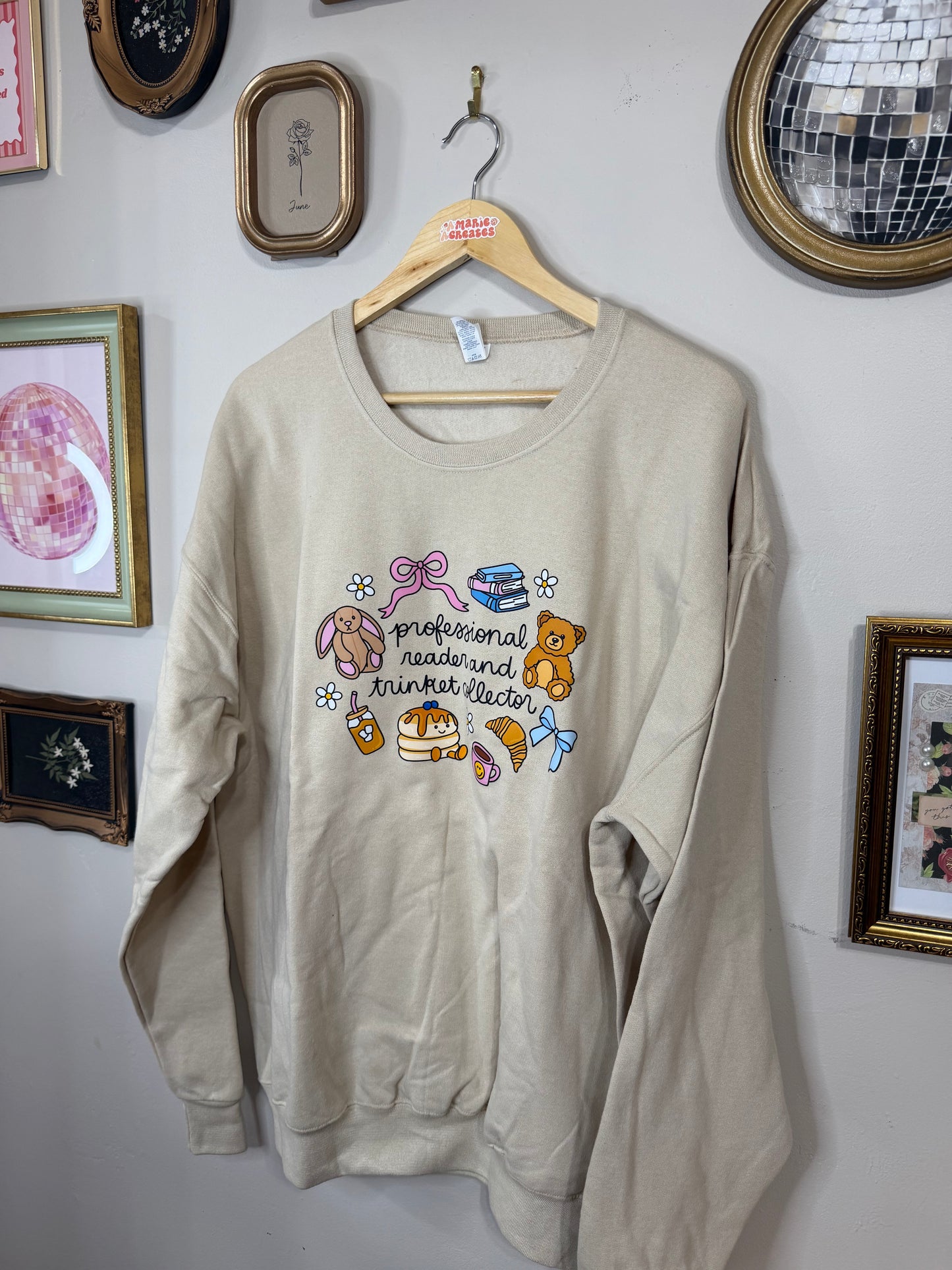 XL Professional Reader & Trinket Collector Crewneck
