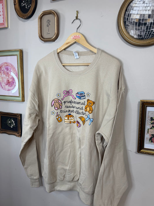 XL Professional Reader & Trinket Collector Crewneck