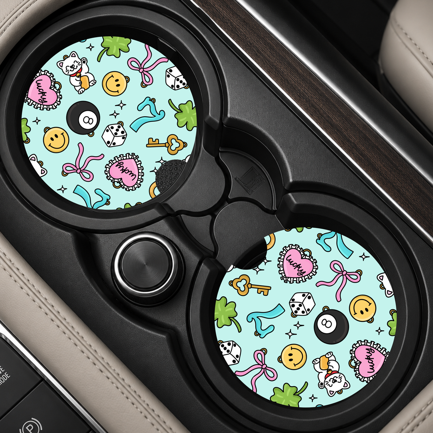 Lucky Charms Car Coaster
