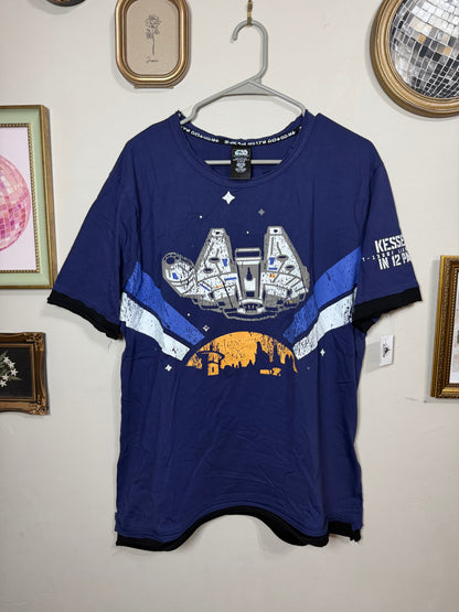 Large NWT Oversized Millennium Falcon Tee