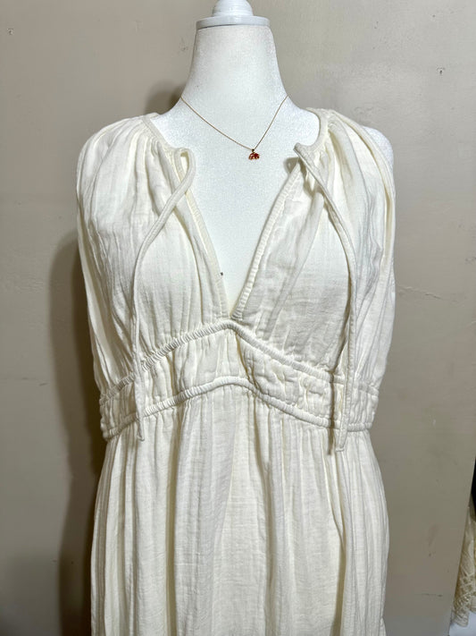 XXL Cream Maxi Dress
