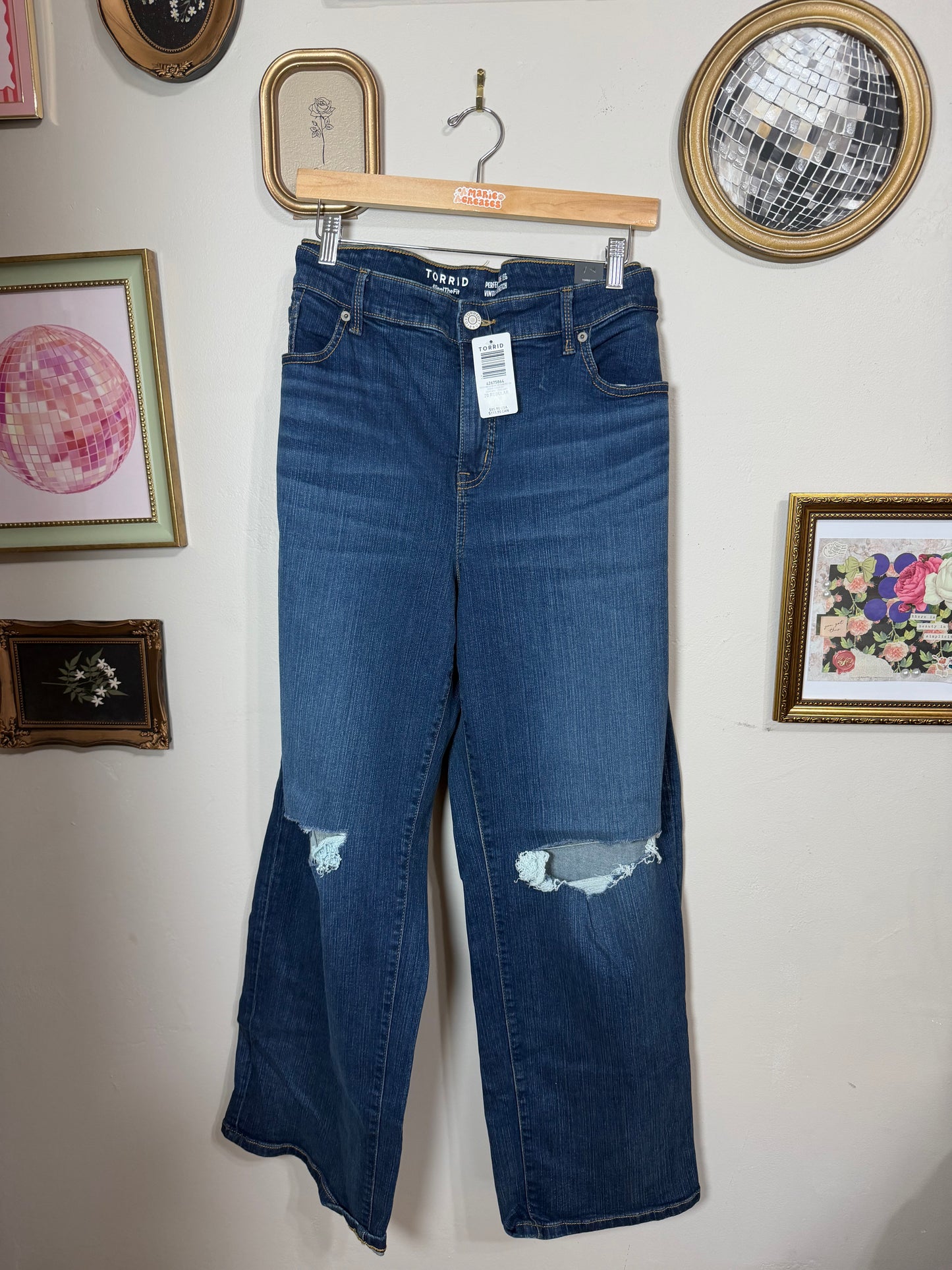 Size 20 Regular NWT Perfect Wide Leg Vintage Stretch